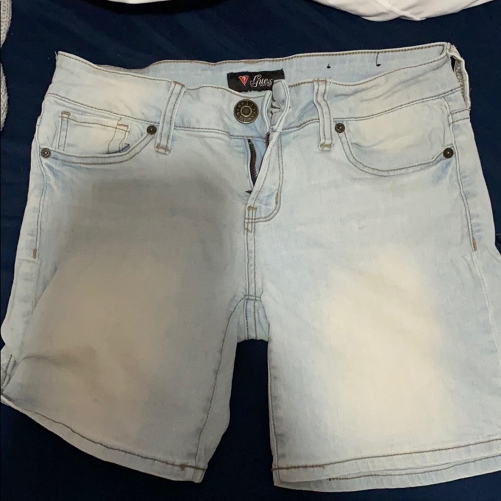 Biker Jean Shorts